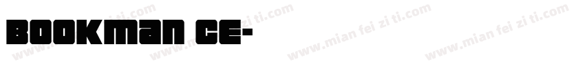 bookman ce字体转换